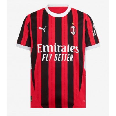 Fotbalové Dres AC Milan Malick Thiaw #28 Domácí 2024-25 Krátký Rukáv Fotbalové Dres AC Milan Malick Thiaw #28 Domácí 2024-25 Krátký Rukáv